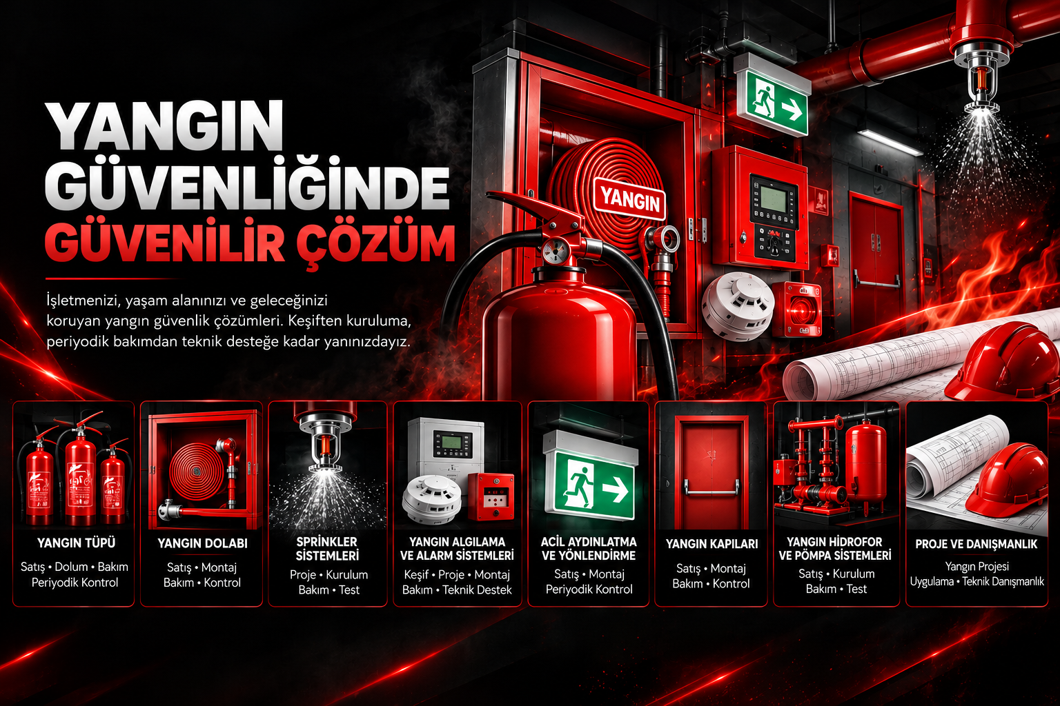 Yangın Dolabı ve Hortum Ekipmanları